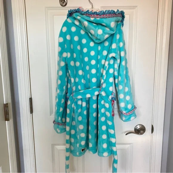 Matilda Jane Girls Silver Pieces Plush Robe size M - Picture 6 of 8